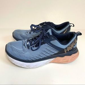Hoka One One Arahi 3 Running Shoes Women's Blue Pink Size 8